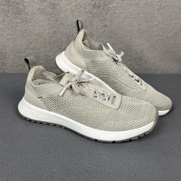 TRUE Linkswear Shoes Mens Size 9.5 Gray True Knit 3 Spikeless Golf Lightweight - Picture 1 of 15